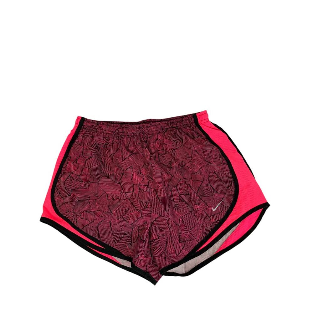 Small Nike Dri-Fit Womens Pink Neon Black Running Shorts